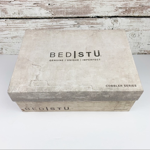 Bed Stu Carla Eggplant Heeled Leather Ankle Bootie - Picture 7 of 7